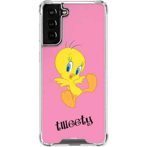 Looney Tunes Tweety Pinky Galaxy S21 FE Clear Case